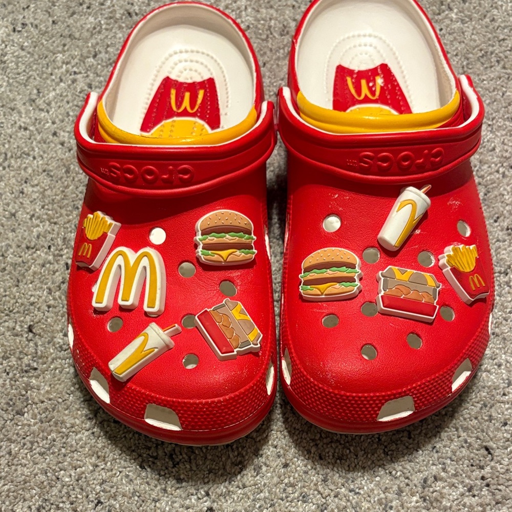 McDonald’s Crocs adult Men’s 11
